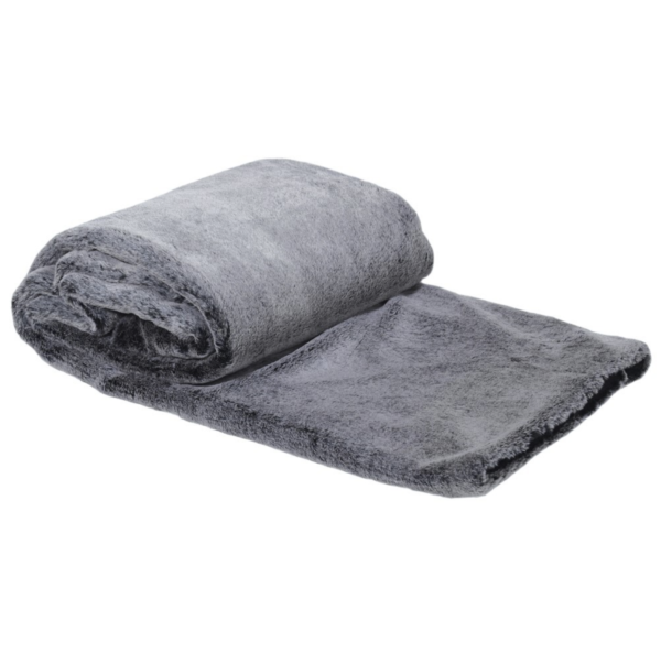 Luxurious Large Deep Grey Throw 
Add a touch of opulence to your home with our Luxurious Large Deep Grey Throw. Measuring 135 x 180 cm, this exquisite throw combines elegant design with exceptional comfort, making it a must-have accessory for any stylish interior. Our Deep Grey Throw boasts a sophisticated color palette, featuring a subtle silver sheen on the surface and a rich dark purple depth within the grey. This unique combination creates a captivating visual effect that enhances the aesthetic appeal of your living space. Made from premium materials, this throw offers unparalleled softness and warmth. The plush texture provides a cozy and inviting feel, perfect for relaxing on the sofa or adding an extra layer of comfort to your bed. Indulge in the luxurious embrace of this exquisite throw and elevate your relaxation experience. Whether you're looking to enhance your home decor or seeking a practical solution for staying warm, our Deep Grey Throw is a versatile addition to any room. Its elegant design complements various interior styles, making it an ideal accent piece for your living room, bedroom, or any cozy corner. Designed for convenience, our throw is easy to care for and maintains its luxurious feel and appearance even after multiple washes. Enjoy the enduring beauty and softness of this throw with minimal effort. Enhance your home with the luxurious comfort and stunning design of our Large Deep Grey Throw. Order yours today and experience the perfect blend of style and sophistication.