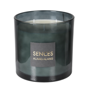 Our popular Large Scented Onyx Candle comes in a stunning deep blue-black glass container. It boasts a unique fragrance that is both fresh, pure and rich, making it suitable for all seasons and occasions. Measuring H 16 cm and D 16 cm, this generously sized candle offers an impressive burn time, ensuring you can enjoy its captivating scent for hours on end. Perfect for creating a warm and inviting atmosphere in any space.